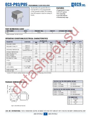 ECS-UPO-8PIN datasheet  